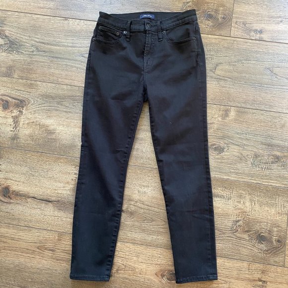 J.Crew Toothpick Black Jeans